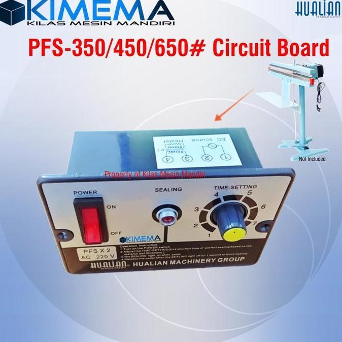 PFS 350 450 650 PCB Modul Circuit Board untuk Pedal Impulse Sealer READY