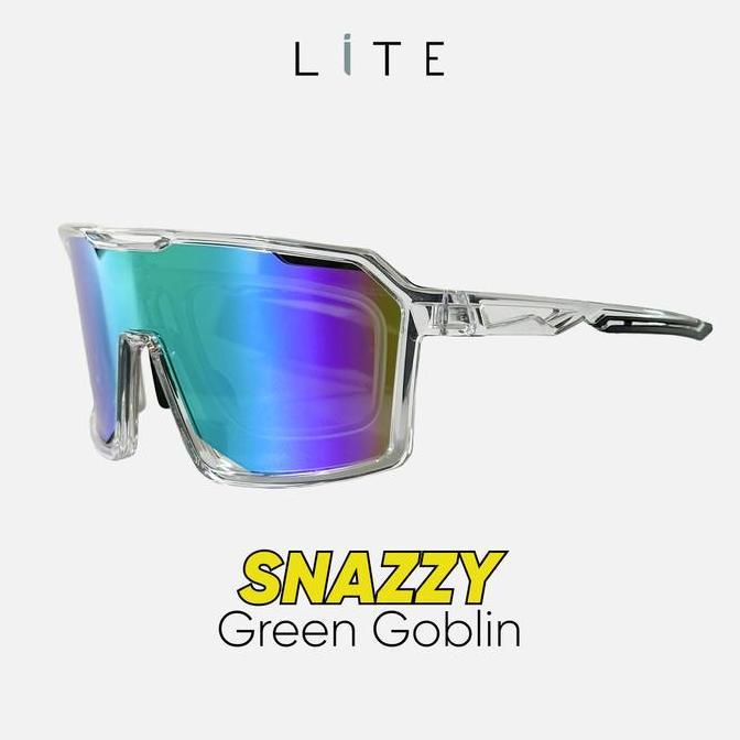Kacamata LITE Snazzy Green Goblin (Lensa Minus) Terlaris
