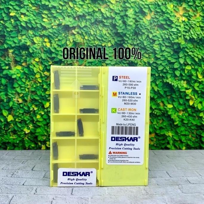 Insert potong grooving MGMN 2 mm..MGMN 200 original DESKAR BARU