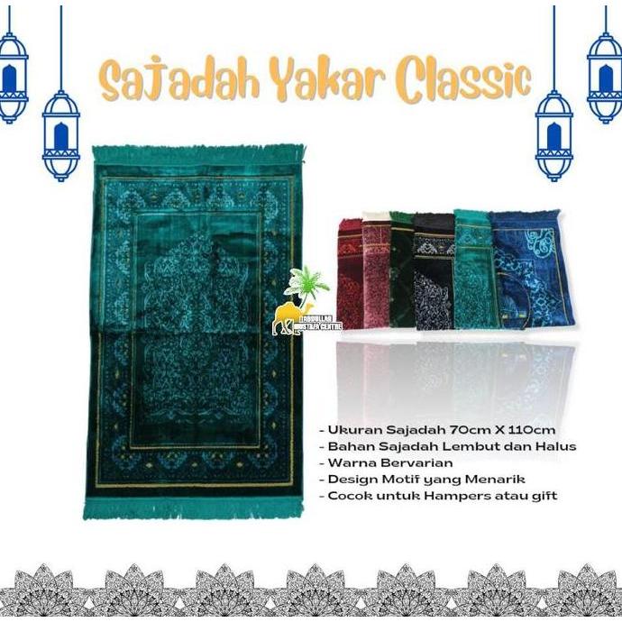 SAJADAH YAKAR ULTRA CLASSIC TURKEY/ Sajadah Yakar TURKI Wangi / sajadah TURKI Terlaris