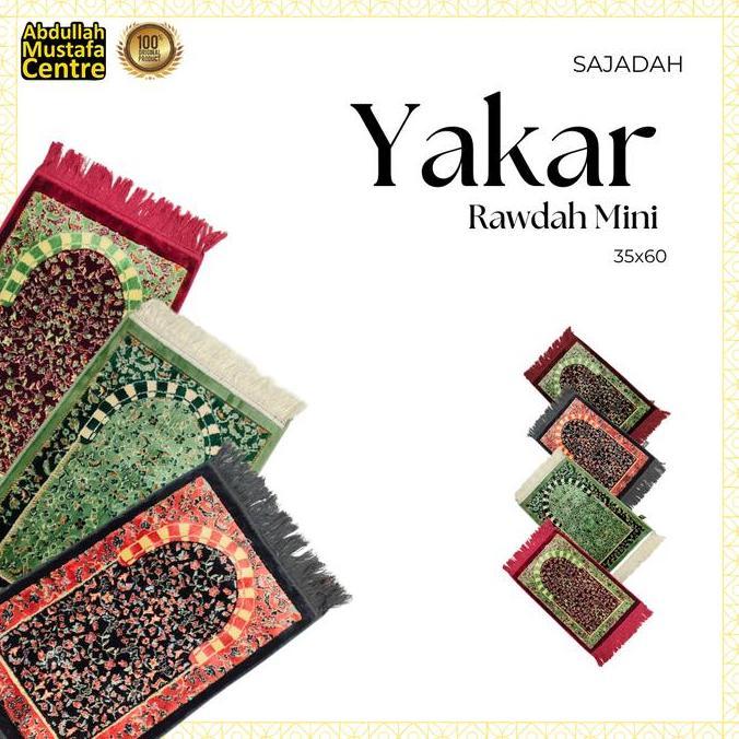(20 PCS )Sajadah exclusive yakar rawdah mini asli turkey / sajadah yakar ruwdah mini/sajadah rawdah 
