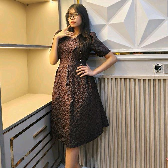 New produk terbaru 2025 VILOZA || Dress wanita || Dress Natal tangan pendek || Gaun pesta || Dress c