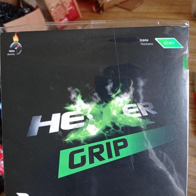 TERMURAH - KARET TENIS MEJA ANDRO HEXER GRIP GREEN HIJAU ORIGINAL