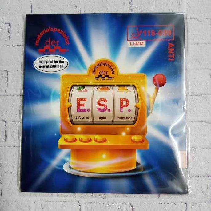 KARET BAT TENIS MEJA ANTI SPIN DER MATERIALSPEZIALIST ESP ORIGINAL
