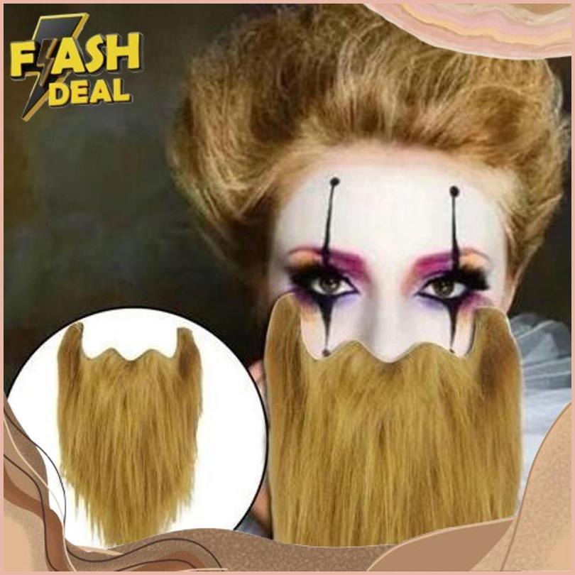 Cod Jenggot Palsu /Jenggot Imitasi Palsu Hitam Untuk Kostum Cosplay Halloween /Fake Beard Panjang Je