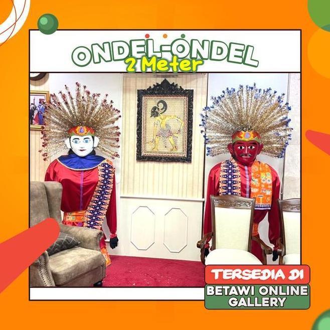 BEST PRODUK PAKAIAN / BAJU GANTI UNTUK ONDEL-ONDEL 2 METER SELAMAT BERBELANJA