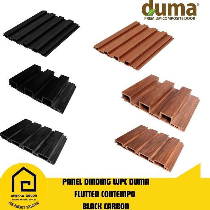 Panel dinding WPC Duma Flutted Contempo Kayu Plafon