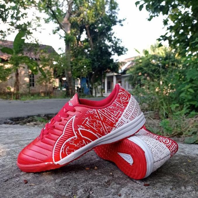 Sepatu Futsal Ortuseight Catalyst Merah Paket Komplit Bonus Jersey CO