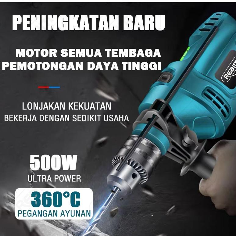Reaim bor dan gerinda 13mm  mesin bor listrik bor gerinda paket bor dan gerinda mesin gerinda tangan