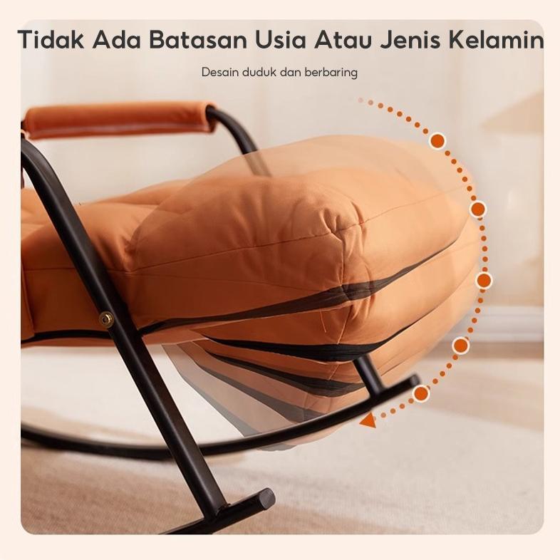 KUCADI [Pengiriman Dari Medan ] Kursi Goyang Santai Kursi Sofa Malas Kursi Tidur Sofa Kursi Sofa Mul