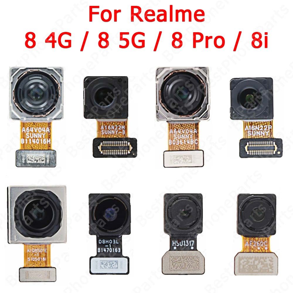 Modul Kamera Belakang Besar Menghadap Depan Untuk Realme 8 Pro 8i 8Pro 5G Selfie Tampilan Belakang S