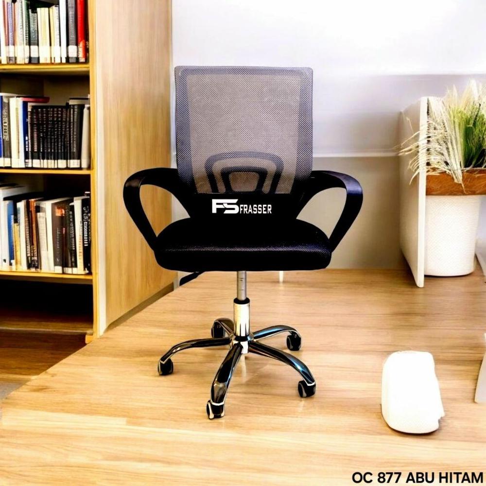 Kursi Kantor Direktur Kursi Belajar Kursi Kerja  Kursi Cafe Kursi Kantor Putih Ergonomis KRSKT 28