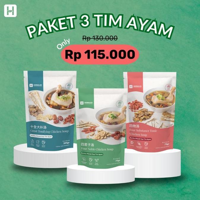 Paket 3 Chicken Herbal Soup