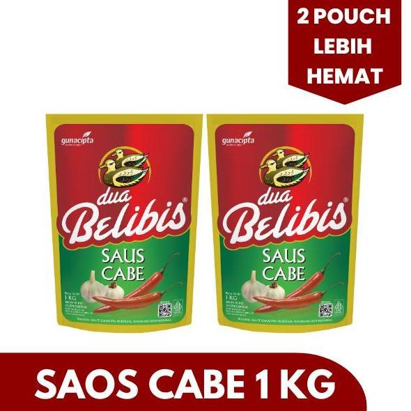 Dua Belibis [2 Pouch Lebih Hemat] Saos Cabe 1 Kg Dua Belibis