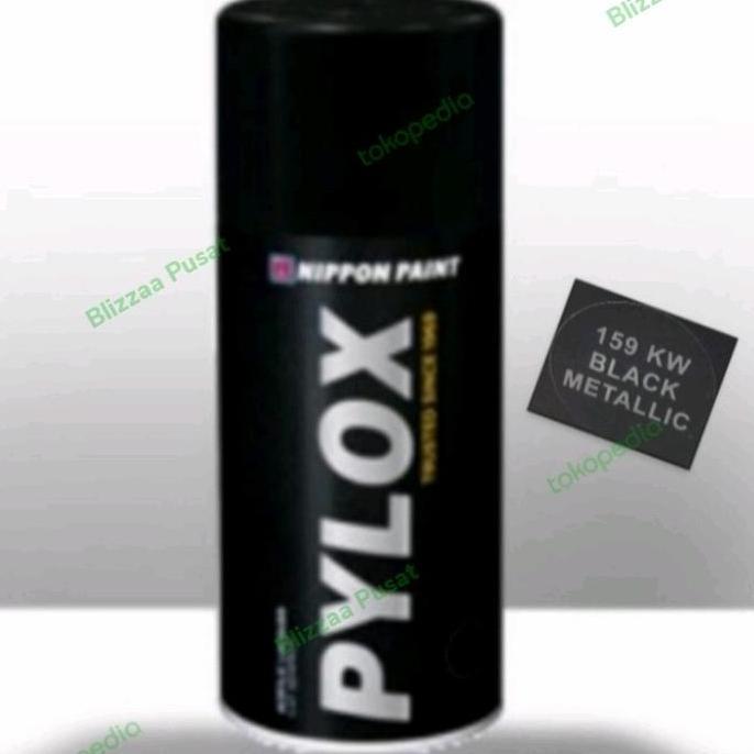 DI13 - Pylox Black Metallic 159 KW / Pylox Hitam Metalik Pilok / Pilox Pylox Aneka Warna Nippon Pain