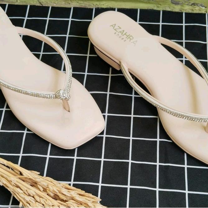 Azahra Bella Sandal Wanita Hak 3 Cm Sendal