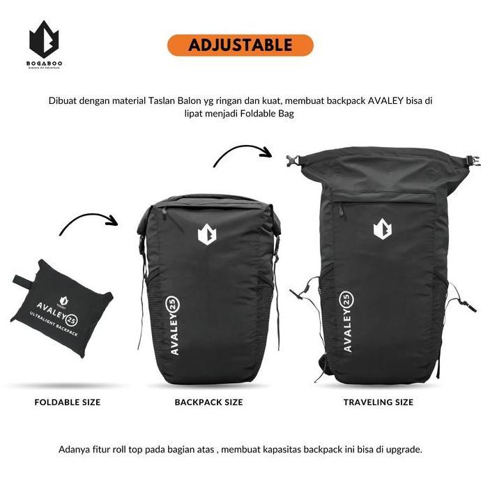 DF217 >> Seri AVALEY 25 L Ultralight Waterproof FULLSEALER - Drybag