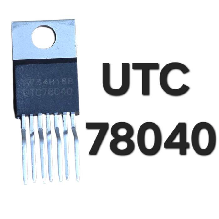 UTC78040 UTC TDA 78040 TDA78040 IC VERTIKAL VERTICAL TV TABUNG KONDE YOKE