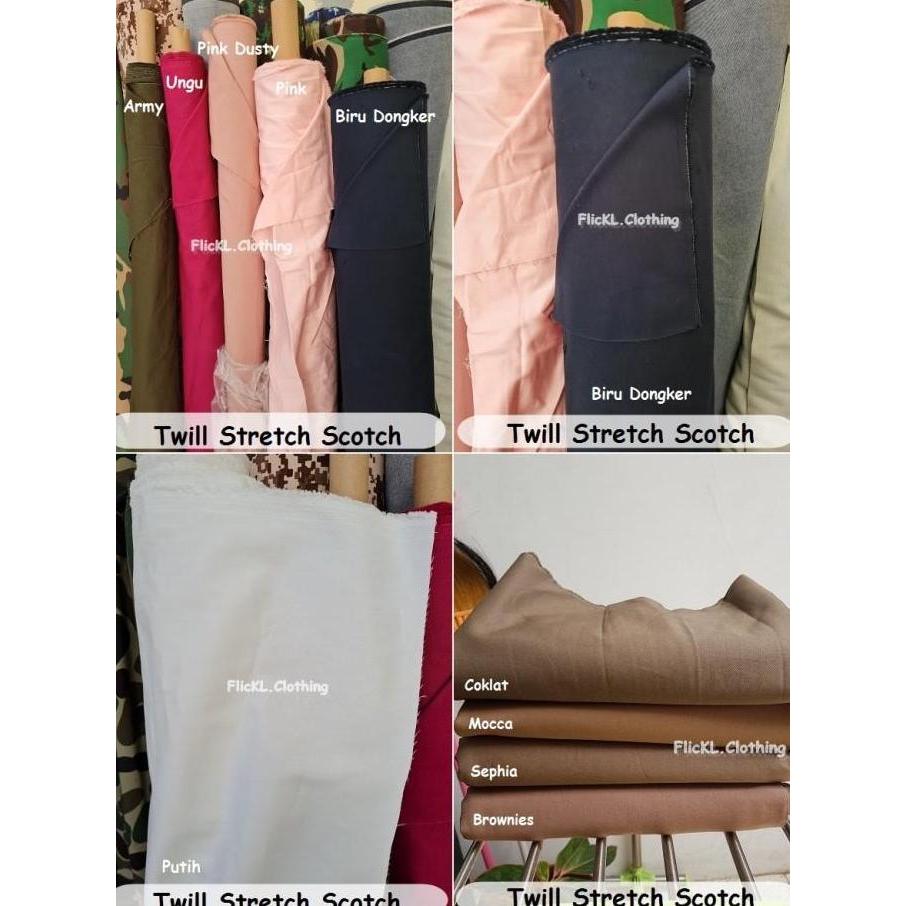 Kain Twill Melar Twill Scotch Kain Chino Melar Twill Stretch Bratatex