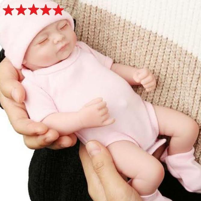 50Cm Boneka Bayi Silicone Vynil Bayi Mirip Lucu Boneka Unik Doll Mainan Praktek Kedokteran New Born 