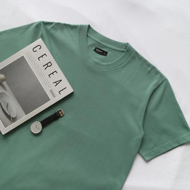 Kaos Polos Sinonims Basic Tshirt Mineral Green