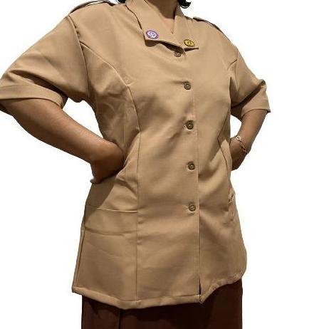 Atasan Baju Pramuka Wanita Guru Pembina