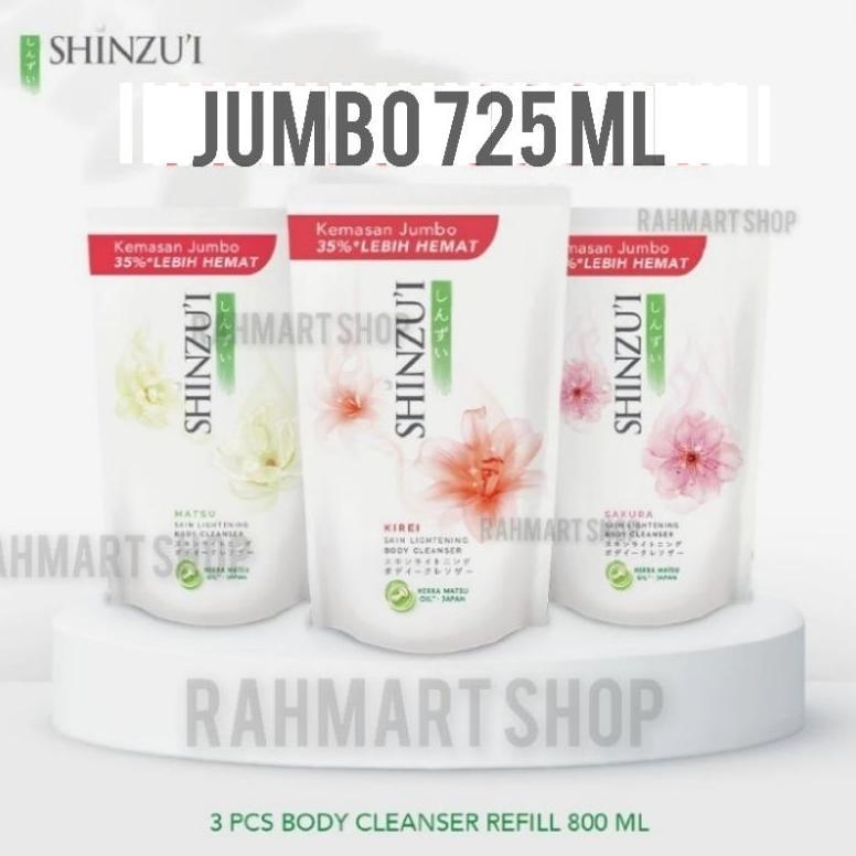 SHINZUI Body Wash 725ml - SHINZUI Sabun Mandi Cair Refil 725 ml