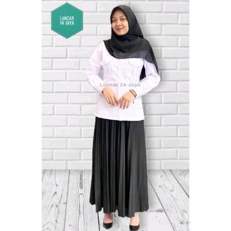 Kemeja Pns Putih Dinas Baru Wanita Baju Putih Pdh Wanita Kemeja Atasan  Wanita, Asn
