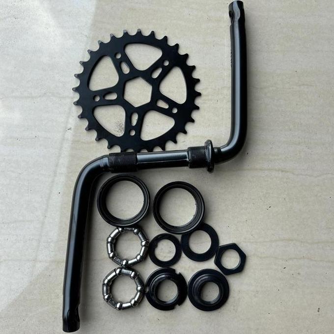 Promo crank set gir langsung gir depan sepeda anak COD