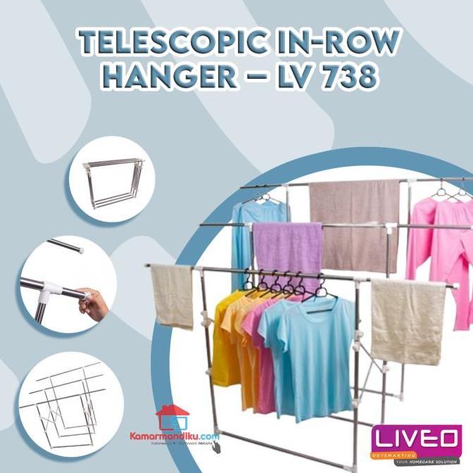 Promo Gajian Akhir Bulan Liveo Jemuran Lipat LV 738
