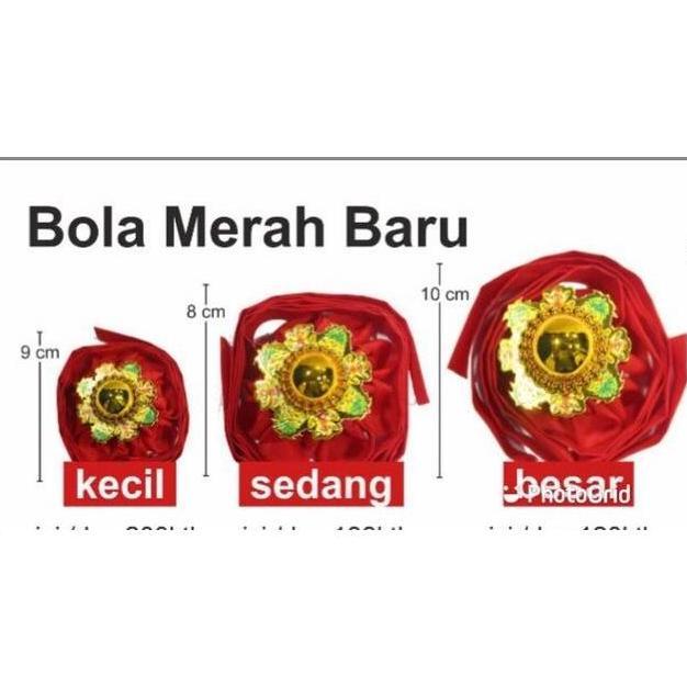 Bola Merah Sembahyang Kain Merah ikat Hiolo