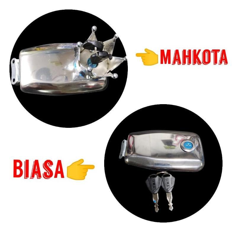Lionkingmart - Tutup Tangki Rx King Crome Cover Tangki Rx-King - 100% Ori