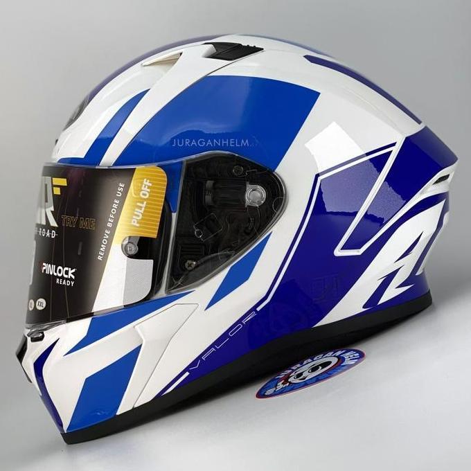 Airoh Valor Wings Blue Gloss Full Face