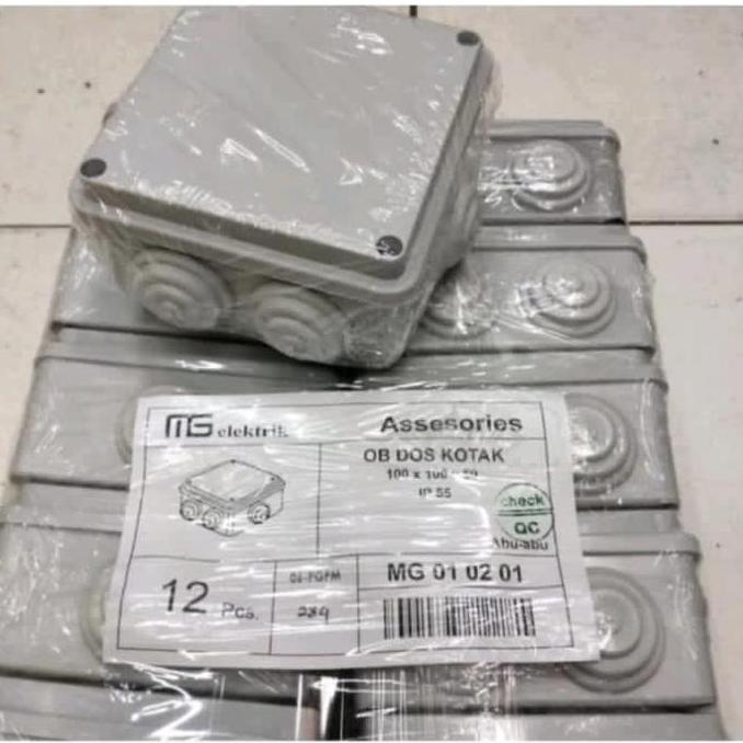 JUNCTION BOX / DURADUS MERK MG 10X10 CM TERMINAL KABEL LISTRIK