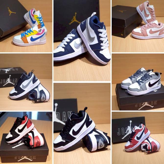 SEPATU ANAK BAYI LAKI LAKI PEREMPUAN AIR JORDAN PENDEK KECIL 1 TAHUN
