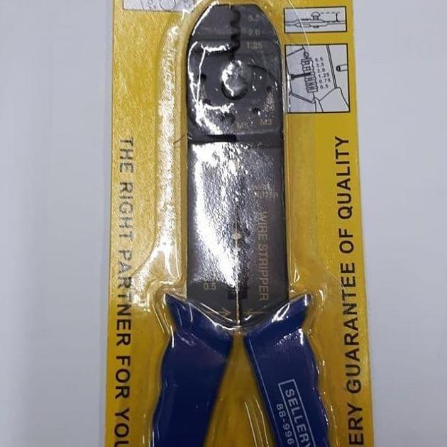 tang terminal skun kabel sellery biru