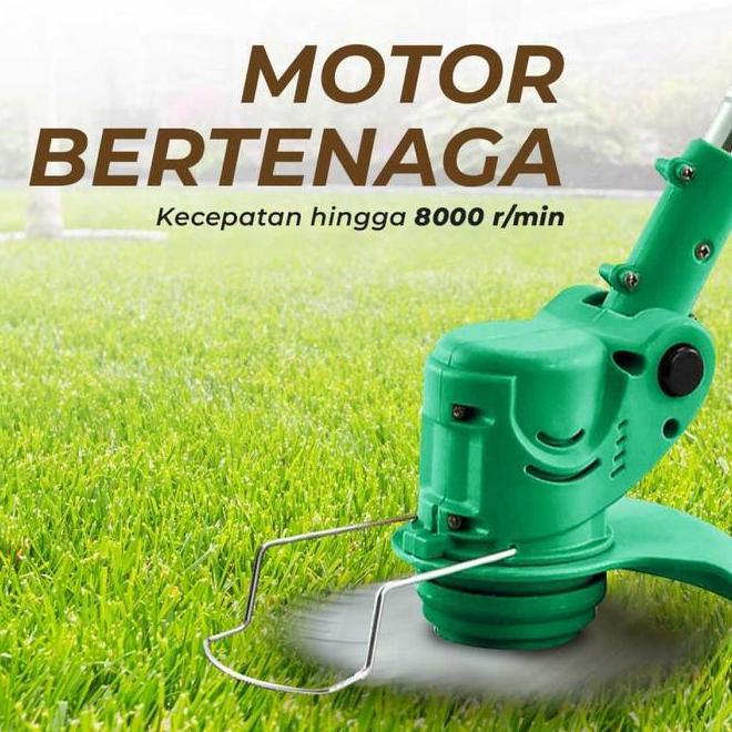 Mesin Potong Rumput Taman Genggam Cordless Rechargeable Grash Cutter