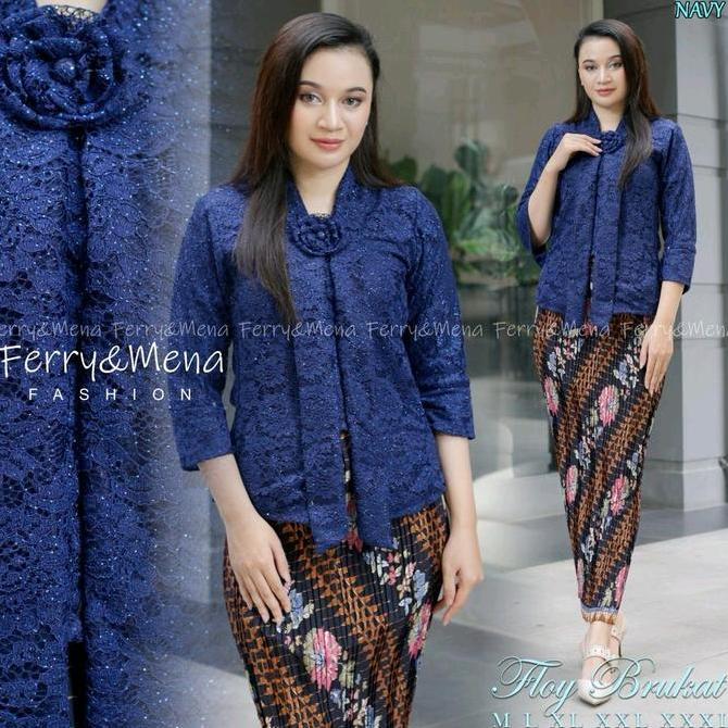 KHUSUS ATASAN SAJA YA   ATASAN KEBAYA BROKAT MODERN BAHAN BROKAT UKURAN JUMBO BIGG SIZE COCOK UNTUK 