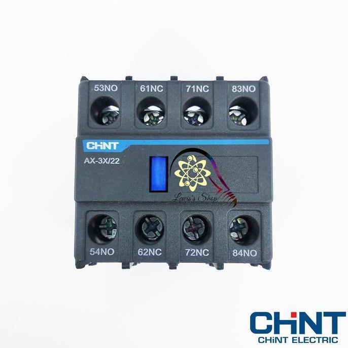 Chint F4-22 Auxiliary Block Contact AC Contactor Kontaktor 2NO 2NC