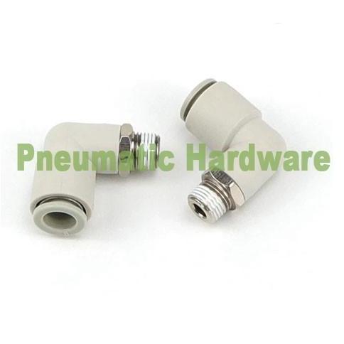 6 mm Fitting Pneumatic Nepel Angin Elbow L Selang 6mm Draf 1/8 " KE83