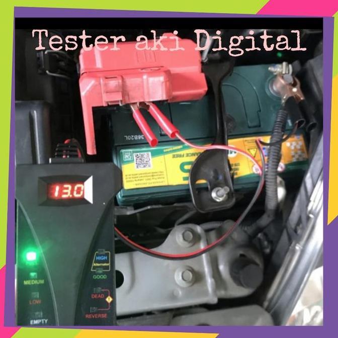 TERMURAH - ALAT TES AKI TESTER CEK AKI DIGITAL