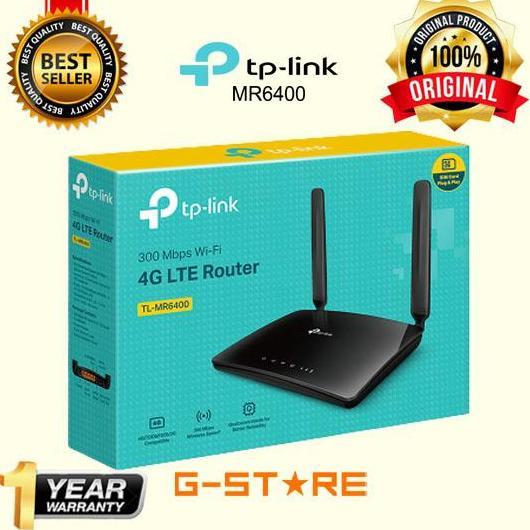 ROUTER TP-LINK MURAH RUMAH KANTOR MR6400 WIFI 4G SIMCARD + FREE ONGKIR Antena