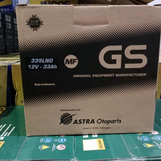 Aki GS Astra LN0 Untuk Corolla Cross Hybird / 355LN0 , CH-R, Altis Hybrid, dan  CR-Z