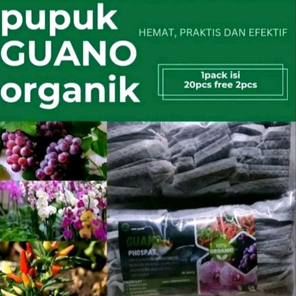 Bisa Cod Ya Kak Pupuk Guano Bantal 1Pack Isi 20Pcs Gratis 2Pcs Organik Untuk Tanaman Pupuk Anggrek T
