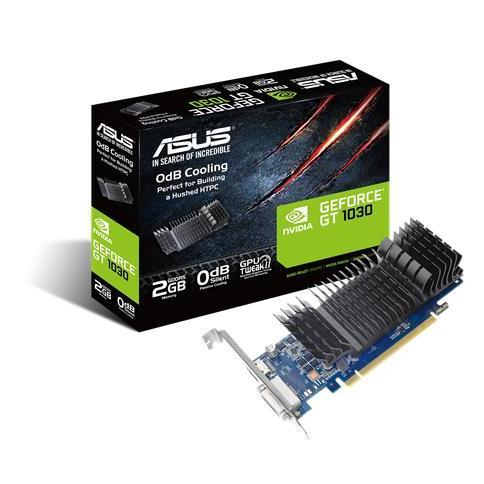 VGA ASUS GT 1030 2GB Silent DDR5 - GT1030-SL-2G-BRK