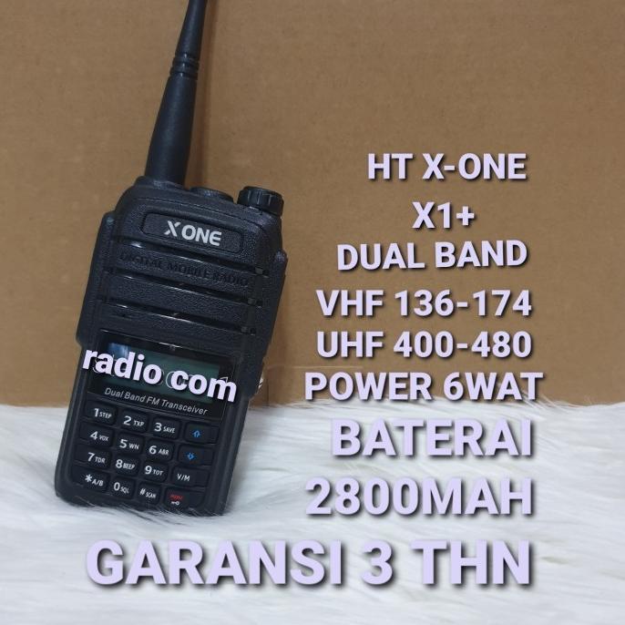 HT X ONE X1+ DUAL BAND HANDY  TALKIE WALKIE TALKIE