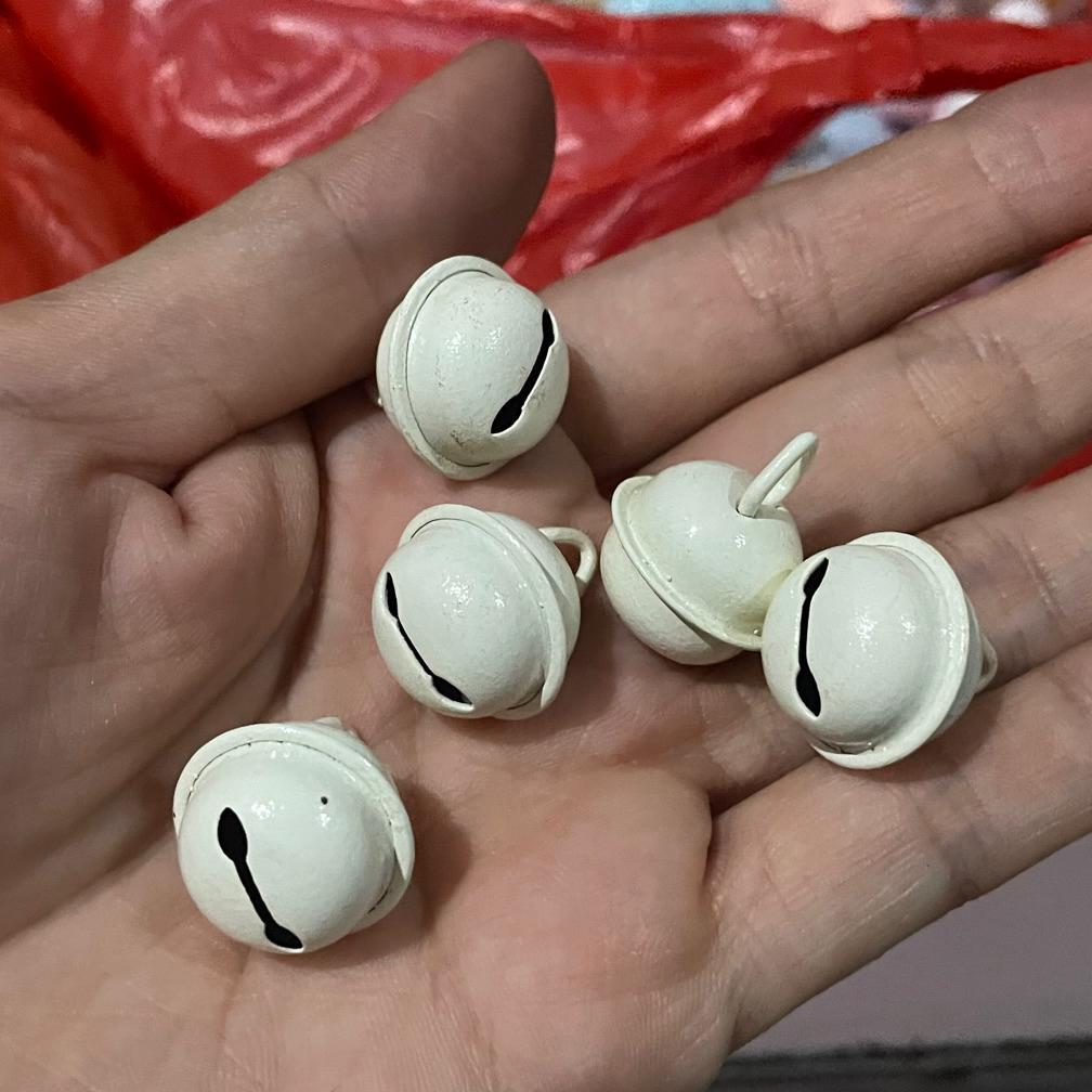 [10 pcs] lonceng UFO grade B 18mm kecil per warna sesuai varian warna bel Kerincingan gantung