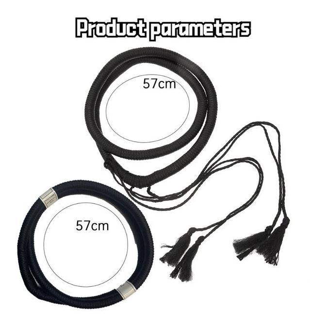 YOUEI 1pcs tali ikat kepala pria Kain kelas satu, pengerjaan kelas satu igal sorban arab putih