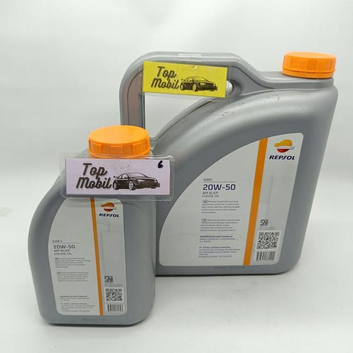 ALABASTER Oli Mesin Repsol GXR5 GXR 5 SAE 20W-50 API SL / CF