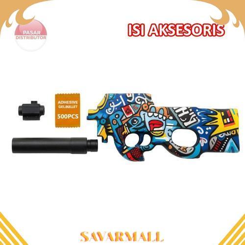 Termurah Pasar Distributor Hero Sub Machine P90 Tsg-032 Mainan Tembakan P90 Elektrik Water Gel Blast